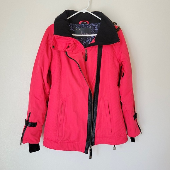 Obermeyer Insulated Red Ski Jacket - Size 8 - Picture 1 of 16